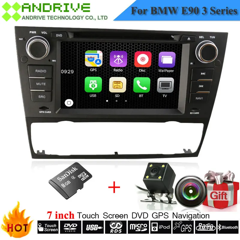 

Autoradio mp3 mp4 music DVD player System For BMW 3 Series E90 E91 E92 E93 With GPS Navigation Car Stereo Headunit Free Camera