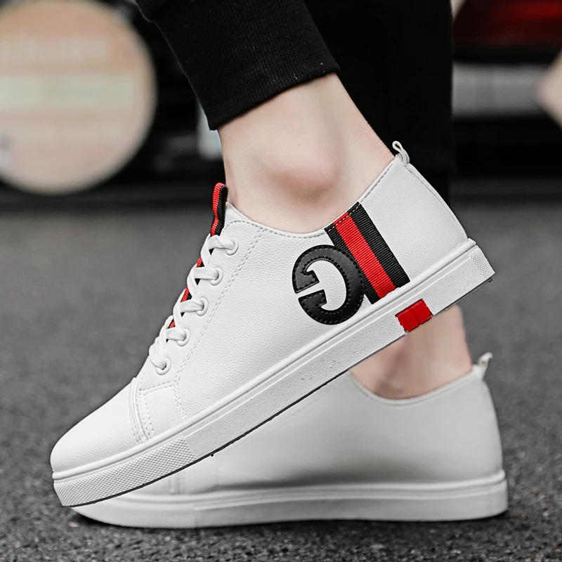 

Trend Brand Leather Men Skateboarding Shoes Superstar Sneakers Footwear Zapatos Male Sport Shoes Outdoor Men Walking Shoes White