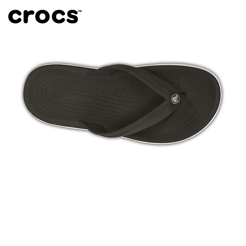 CROCS Outdoor Sandals Summer Unisex Crocs-shoes Flip Flops Black White Color Beach Slippers Men Women Flat Slippers