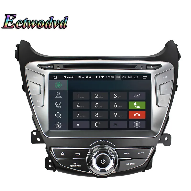Perfect Ectwodvd Octa Core 4G RAM 64G ROM Android 9.0 Car Multimedia DVD Player GPS HeadUnit For Hyundai Elantra 2014 2015- 9