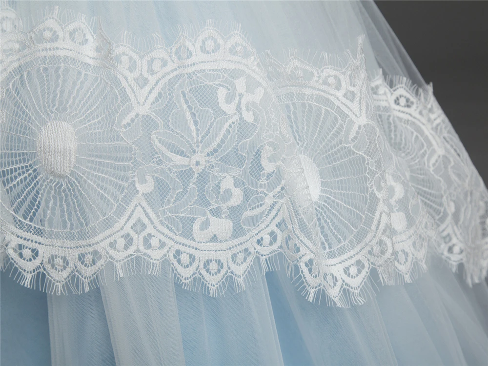 2018 Flower Princess Girls Dress Wedding Party Kids Lace Dresses For Girls Teenage Costumes Cute Children Prom Gown Long Dresses (9)