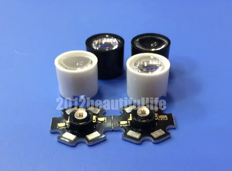 

1W Infrared IR 850nm High Power Led Emitter with 20mm Star+ 10degree 60degree Secondary Optical Lens