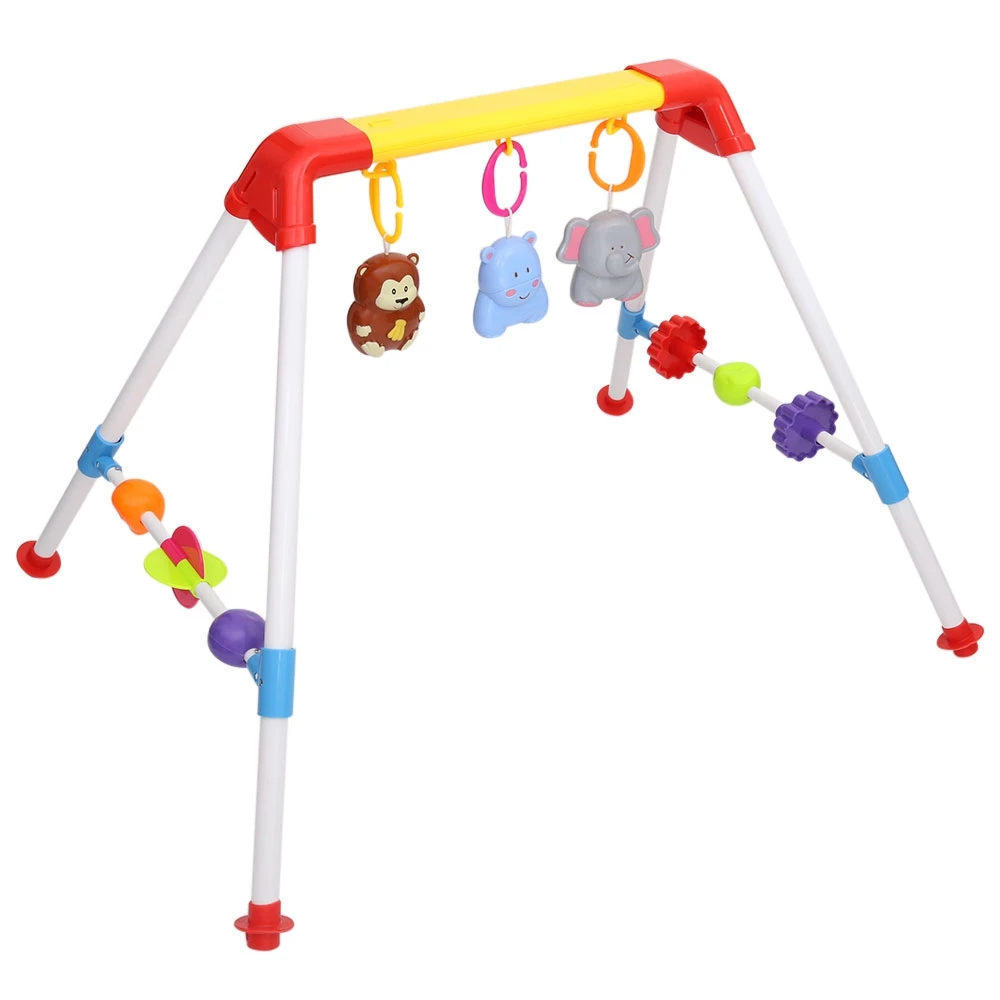 Colorful Musical Mobile Rattle Activity Gym Developmental Toy Baby Bell With Cartoon Pendant Newborn Gift Learning&Education