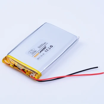 

3.7V 5000mAh Lithium Polymer LiPo Rechargeable Battery cells For Power bank video PSP phone PAD protable tablet PC 105080