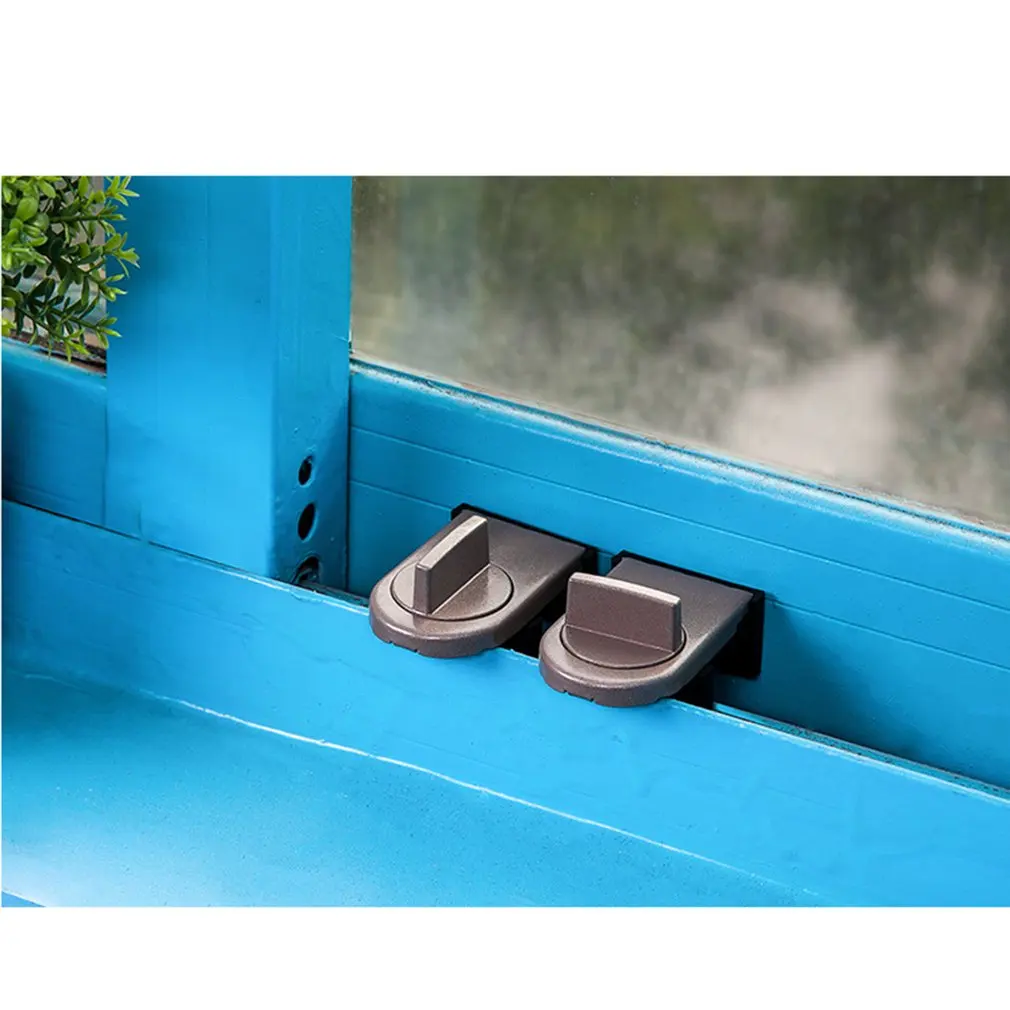 Security Anti-theft Sliding Window Sash Plastic Steel Aluminum Catch Lock