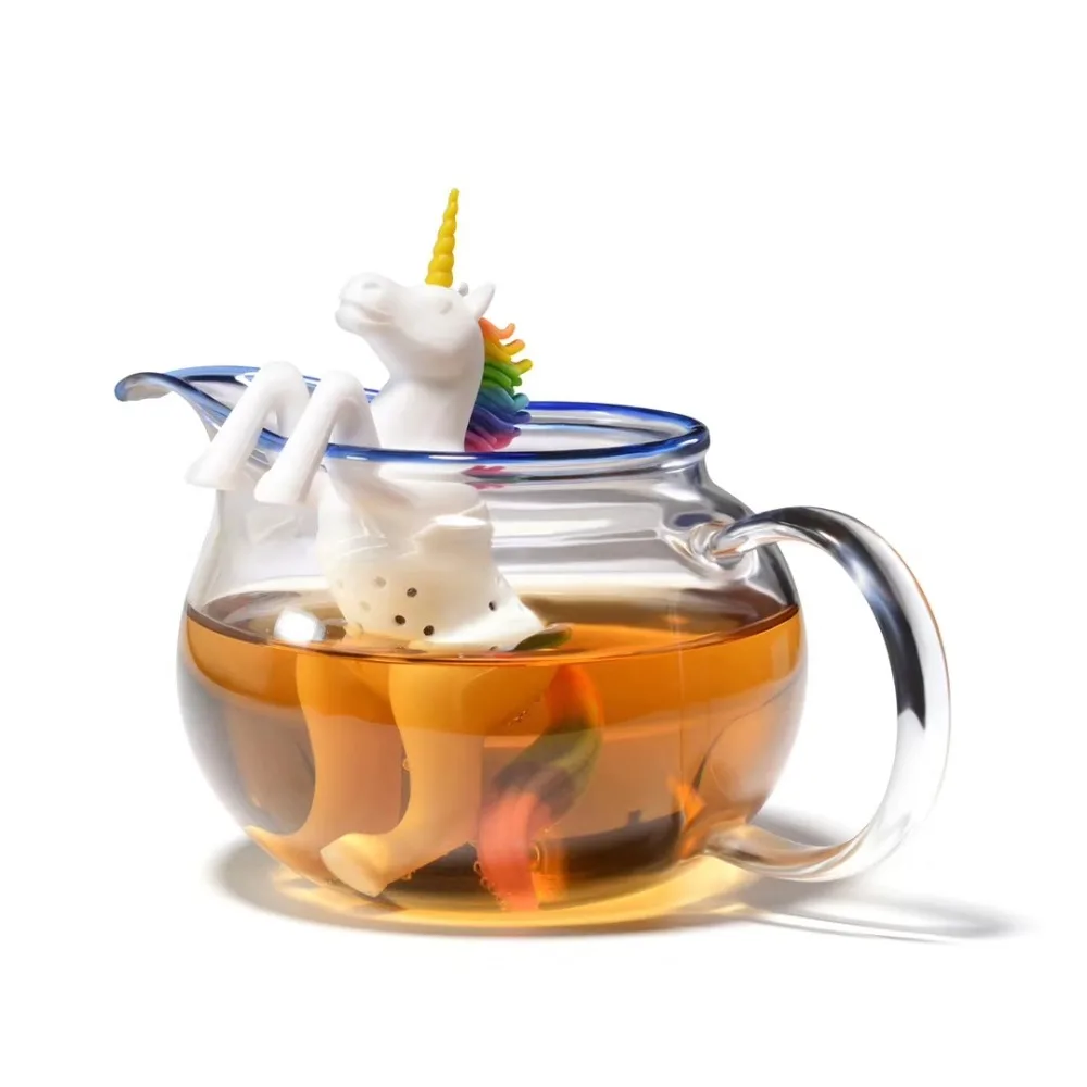 Tea infuser MOFUNYO Food-Grade Unicorn shape Silicone Strainers Filter
