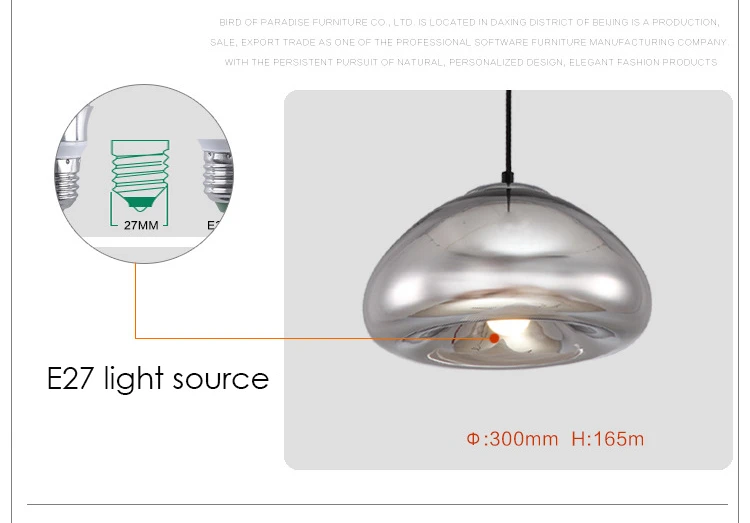 Pendant light glass 19