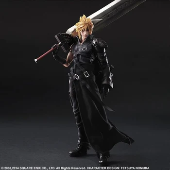 

28cm Play Arts Cloud Strife Final Fantasy Action Figure Collectible Model Toy