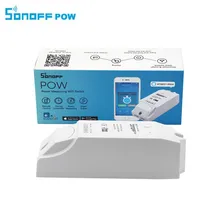 Sonoff Pow Smart Wifi Switch Controller With Real Time Power Consumption Measurement 16A/3500w Smart Home Device Via Android IOS