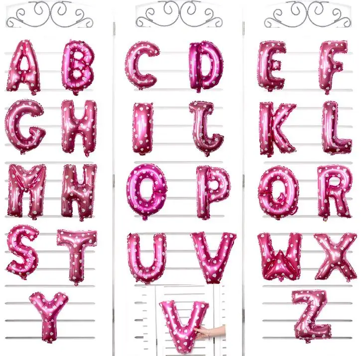 

18inch Letters Ballons Birthday Party Kids Foil Balloon New Year Party Wedding Halloween Decoration Gold Silver Pink Blue Ballon