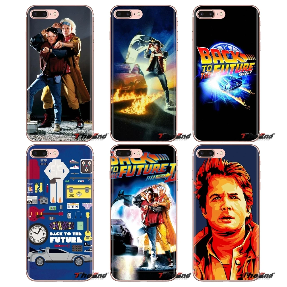 

Transparent TPU Cover Bag Back To The Future boy For Huawei G7 G8 P7 P8 P9 P10 P20 P30 Lite Mini Pro P Smart Plus 2017 2018 2019