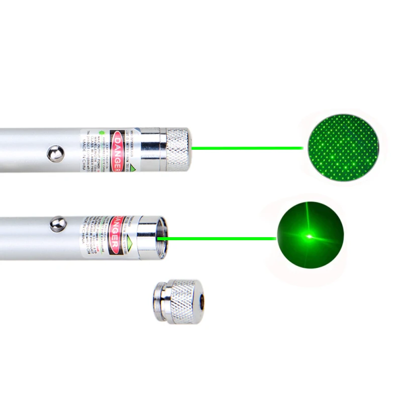 Мини 532nm Тактический Охота Лазерная ручка свет с брелок 2 в 1 точка или звезда зеленый лазер лазерный проектор горящий луч света
