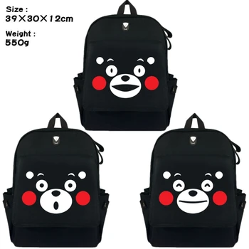 

Cute Kumamon student School bag Casual canvas Backpack Fashion Rucksack Travel bag girl Shoulder Bag Bookbag knapsack packsack