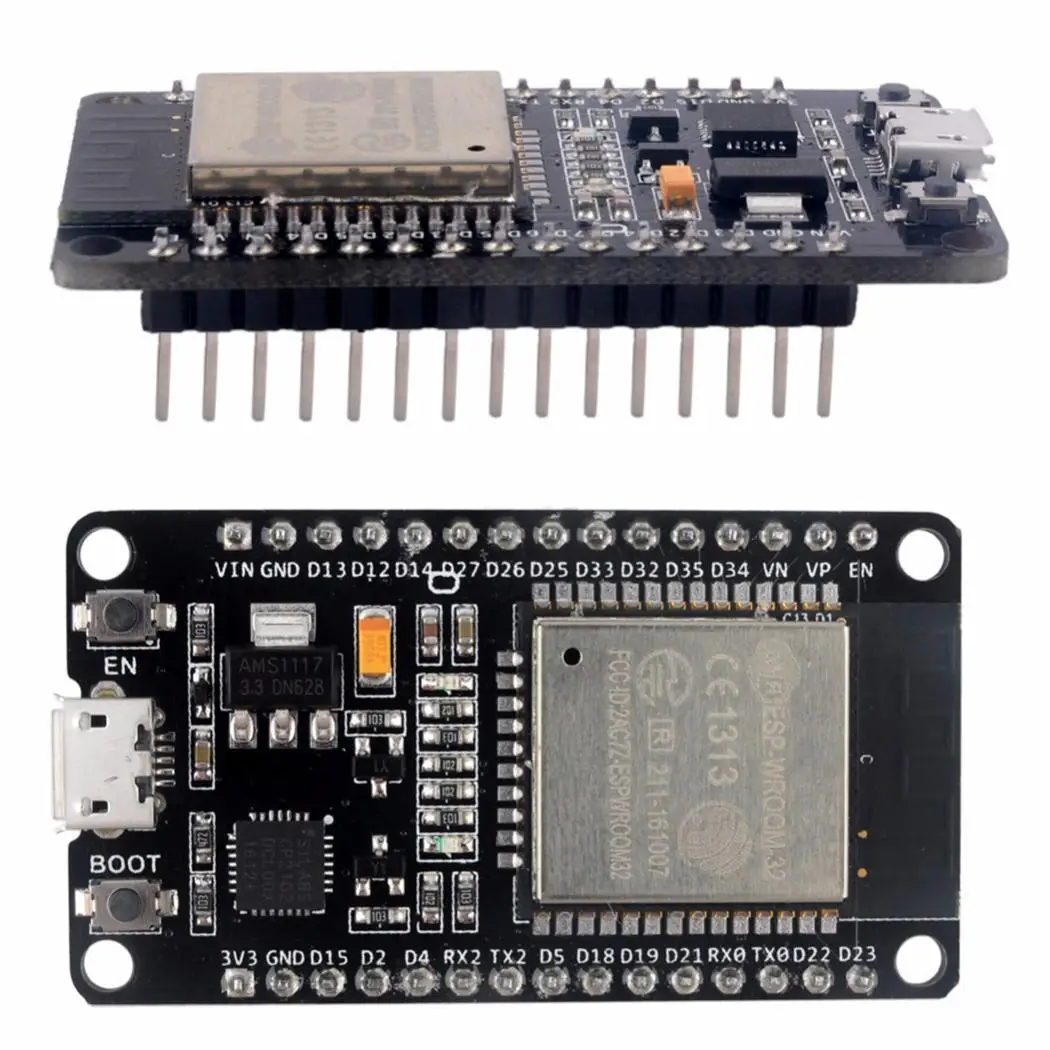 ESP32 ESP 32 ESP32S 32S CP2102 Беспроводной Wi Fi и bluetooth адаптер макетная плата Micro USB Dual Core