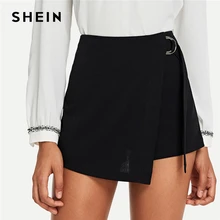 SHEIN Элегантные Летние Женские Шорты С Средней Талией Для Офиса