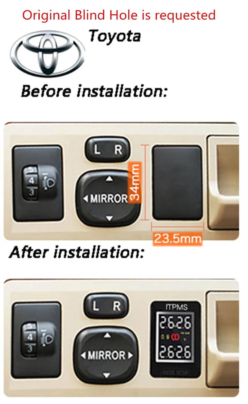 Tire Pressure Monitor TPMS U912 Toyota 10