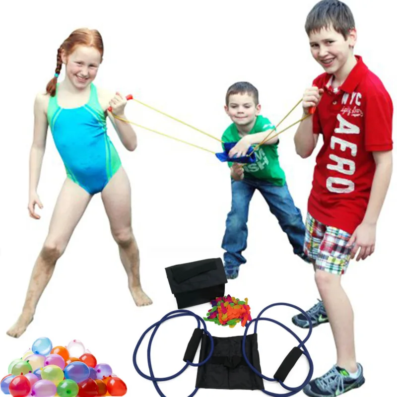 NEW Water Balloon Launcher Slingshot Outdoor Toys Water Gun Beach Water