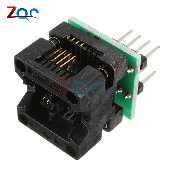 SOIC8 SOP8 to DIP8 EZ Socket Converter Module Programmer Output Power Adapter With 150mil Connector SOIC 8 SOP 8 To DIP 8 7705ai tl7705aid sop 8