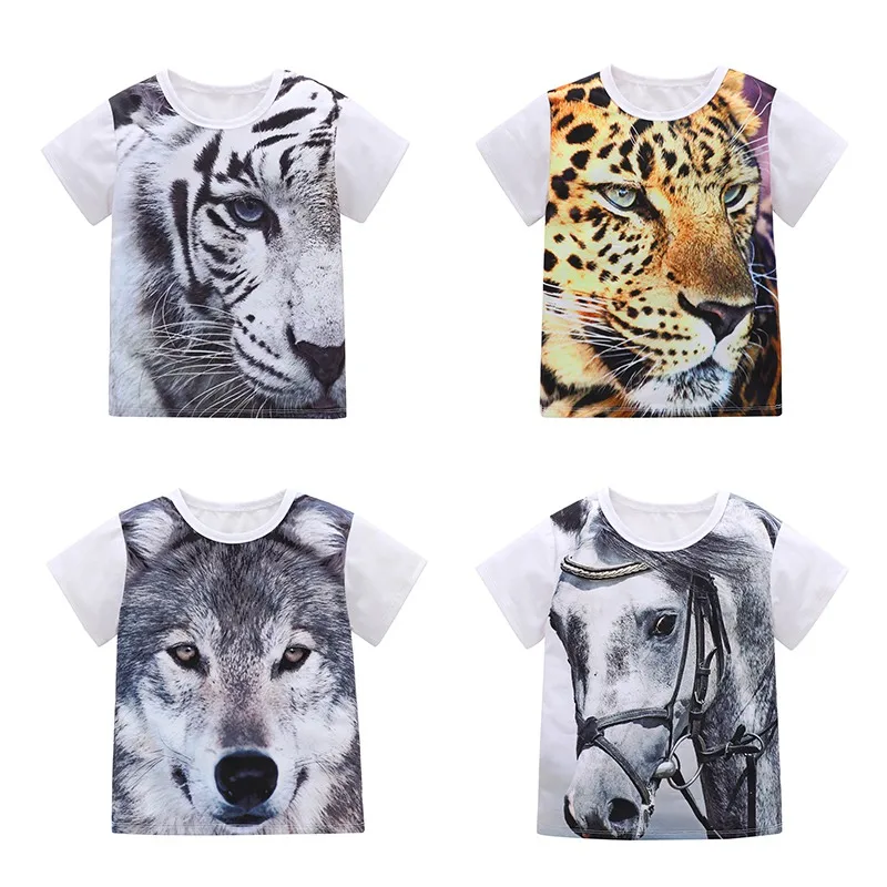 

Children T-shirts New-arrival Kids Printed Clothing Fashion Boys Short Sleeve Tees Boys Casual Tops Baby Clothing 2-7T