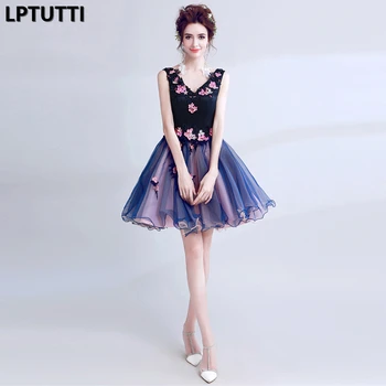

LPTUTTI Beading Appliques New Sexy Woman Social Festive Elegant Formal Prom Party Gowns Fancy Short Luxury Cocktail Dresses
