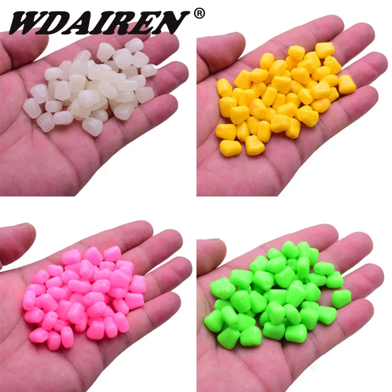 50 Pcs/lot leurres de pêche doux de maïs parfum de Silicone odeur herbe appâts de carpe Isca accessoires artificiels Pesca appâts souples WD-331 (lot 