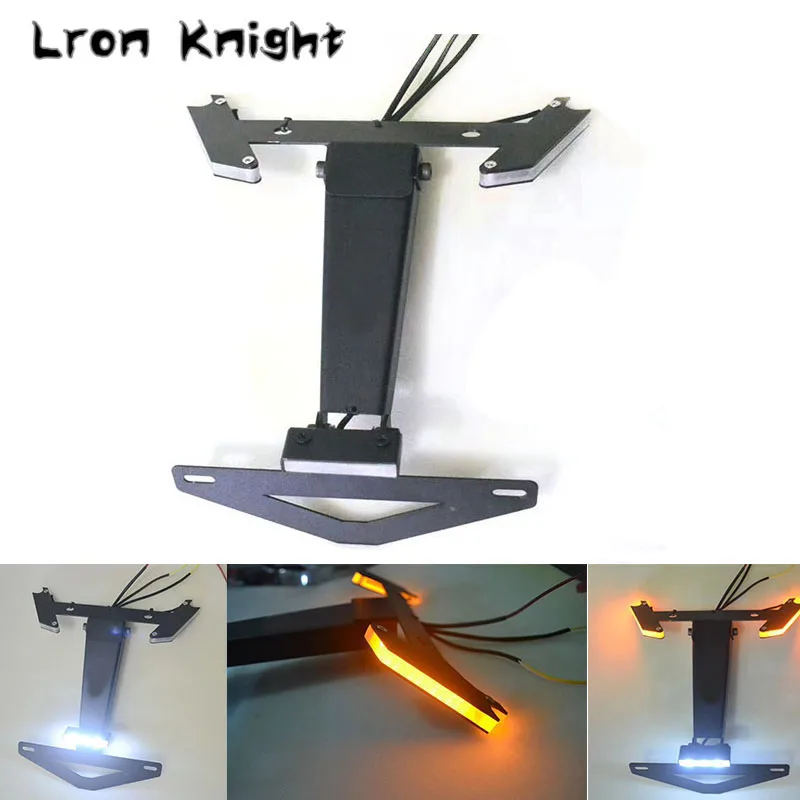 

For Ducati Scrambler 800 Motorcycle Accessories CNC Tail Tidy Turn Signal Light LED Registration License plate holder Light