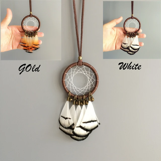 Small Dream Catcher Necklace Extraordinary 3232 Small Dream Catcher Car Hanging Christams Decor Necklace White Small Dream Catcher Necklace Extraordinary 3232 Small Dream Catcher Car Hanging Christams Decor Necklace White