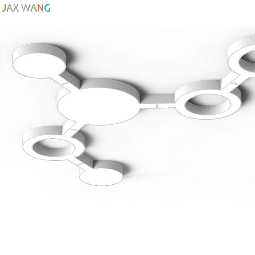 Modern Simple crop circle Led ceiling lights plafond lamp for home living room light fixture bedroom lamps | Лампы и освещение