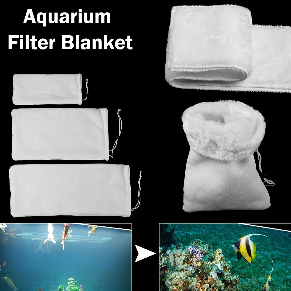

Aquarium Filter Bag Recycle Wash Magical Blanket High Permeability Filtering Fish Tank Pollution Isolation Water Cleaning Sponge