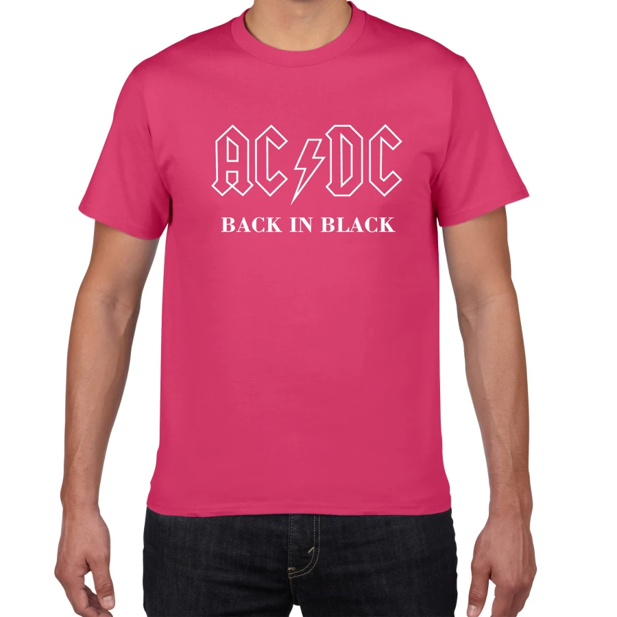 Новинка, Camisetas AC/DC band rock, Мужская футболка с графическим принтом acdc, Повседневная футболка с круглым вырезом, хип-хоп, короткий рукав, хлопковый топ