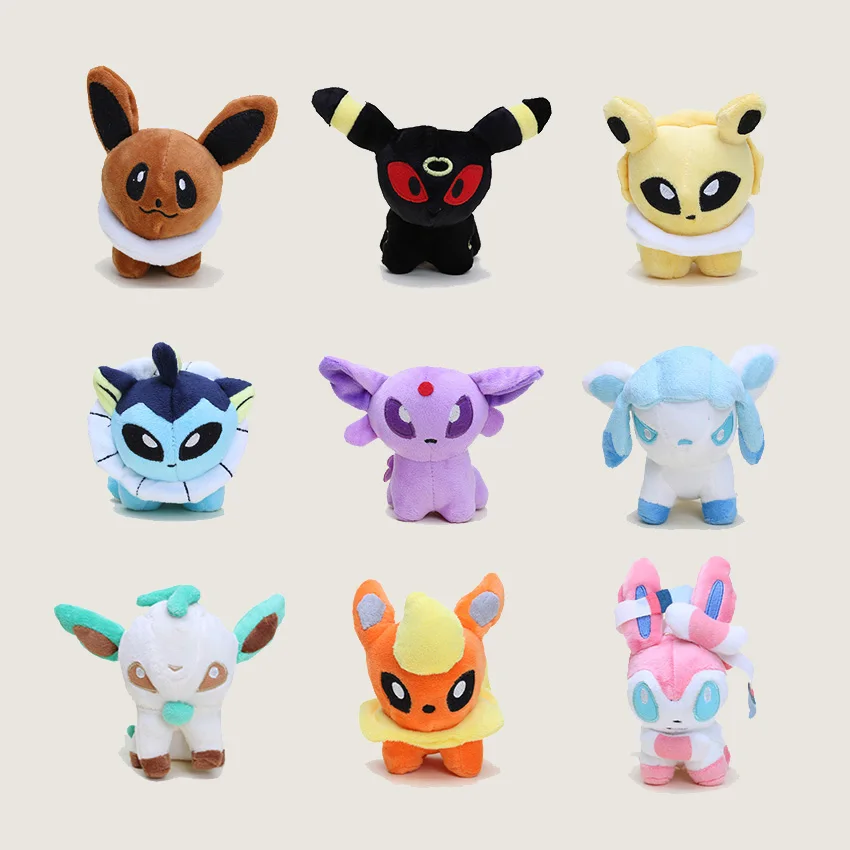 Карманная кукла Sylveon Umbreon Eevee Espeon Jolteon Vaporeon Flareon Glaceon Leafeon куклы и аксессуары плюшевая мягкая игрушка