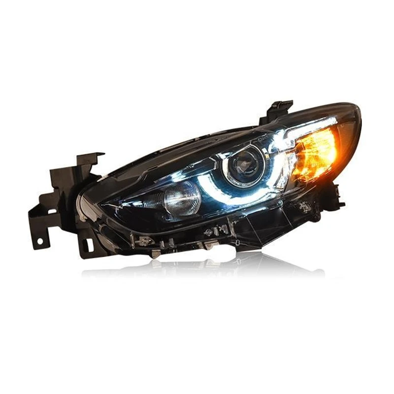 

Para Auto Side Turn Signal Drl Led Assembly Cob Assessoires Parts Car Lighting Headlights Rear Lights For Mazda Atenza