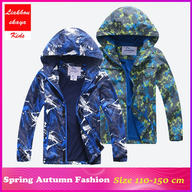 

Liakhouska Jacket For Boy Teenage Outerwear New Style 2019 Jacket Children Korean Kids Warm Coat Waterproof Windbreakers Clothes
