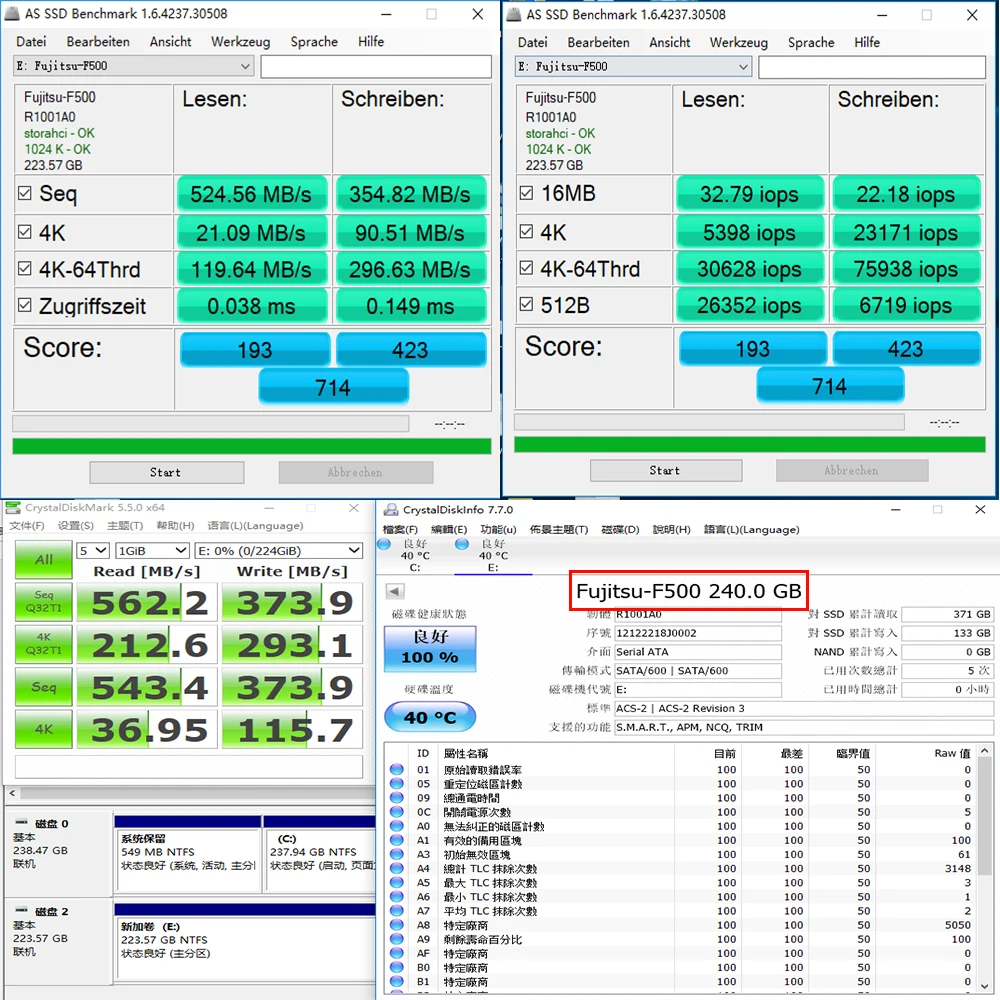 Твердотельные накопители ssd 1 ТБ 240 gb 480gb 120gb SATA III 2," 3D NAND Flash SMI/Phison/Realtek TLC для настольных ноутбуков hdd