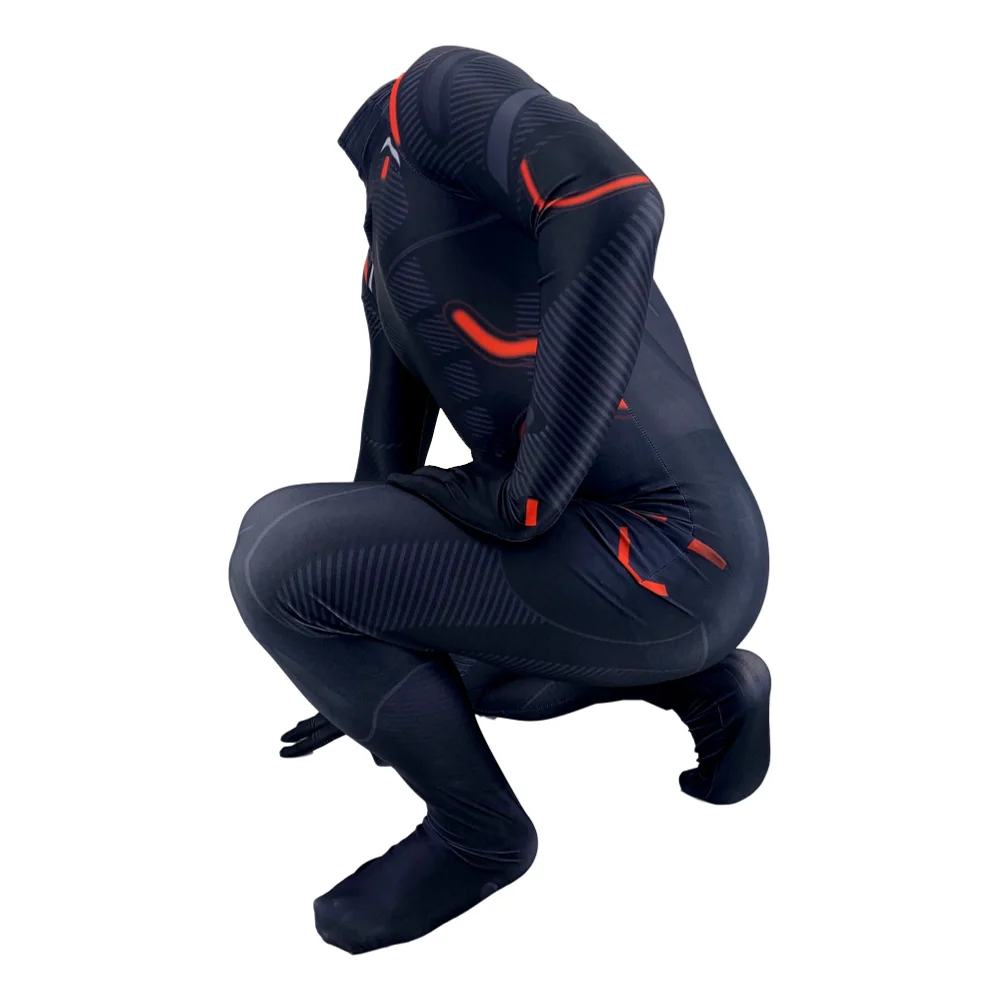 Детский костюм для косплея для взрослых, Omega Oblivion link Zentai, боди, комбинезоны, светодиодная маска на Хэллоуин