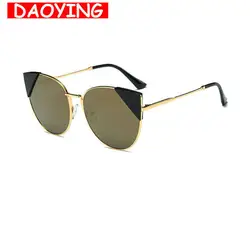 Daoying модные Винтаж Cateye Очки frame Очки для женщин Солнцезащитные очки для женщин Винтаж Брендовая Дизайнерская обувь 2017 UV400