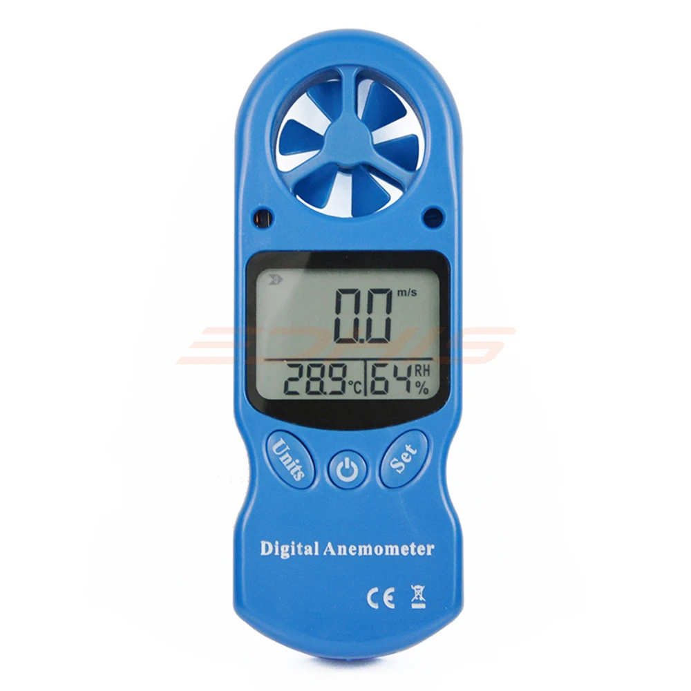 KH Laser Speed Gun Digital Anemometer Tachometer Air Wind Speed Meter