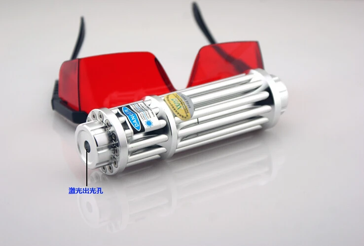 

Blue Laser Pointer Pen High Power 300W 300000m 450nm Strong laser Beam Light Focusable Burn Paper lit cigarette +5 caps+charger