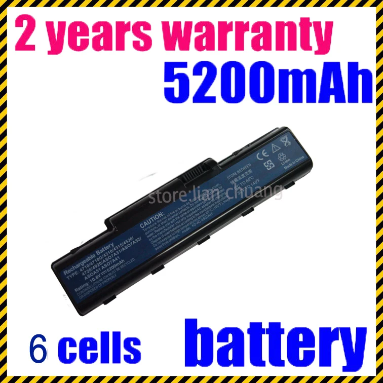 JIGU laptop Battery for acer AS07A51 AS07A75 Aspire 5738 5738G 5738Z 5738ZG AS5740 2930 4310 4520