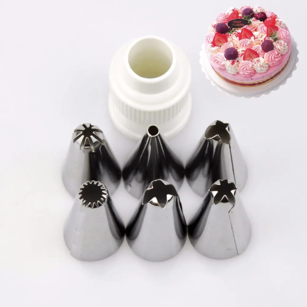 Pastry Nozzles Set Stainless Steel Cream Icing Piping Tips Nozzles