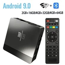 Android 9.0 Amlogic S905X2 Smart TV BOX Spraakbesturing 4GB 32GB 64GB LPDDR4 2.4G & 5GHz Wifi BT 3D 4K set top box(China)