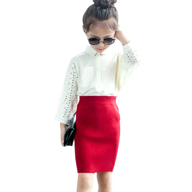 KIDS HIGH LOW HEM SKIRT FRASER FANTASIA