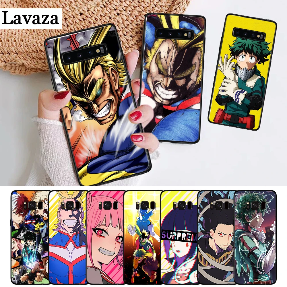 

Lavaza hero academia Luxury Silicone Case for Samsung S6 Edge S7 S8 Plus S9 S10 S10e Note 8 9 M10 M20 M30