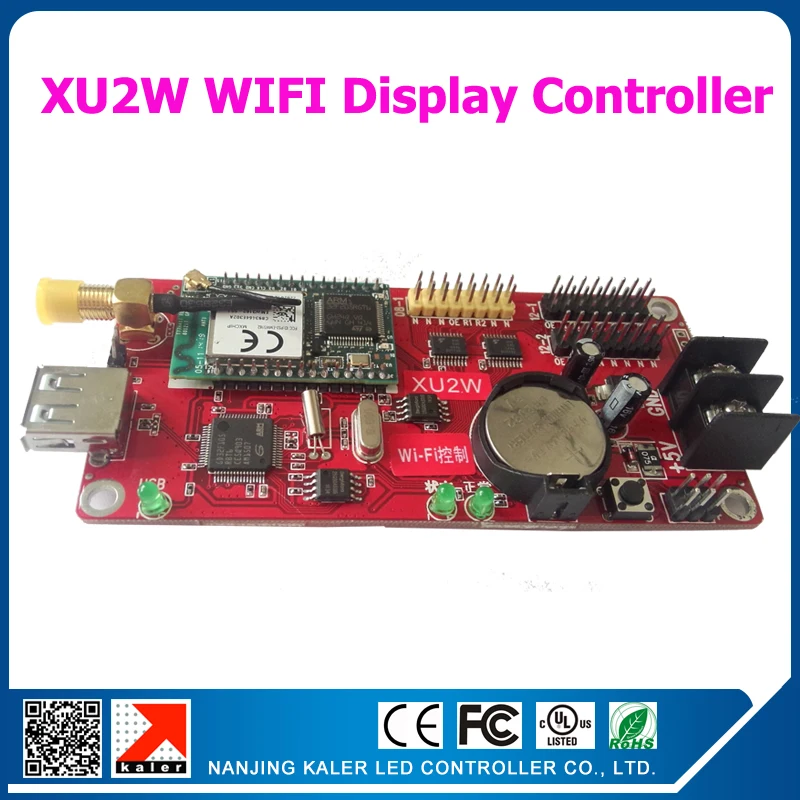 

Kaler New Arrival WIFI control card for led display board wireless easy operation led display controller support 32x512 pixel