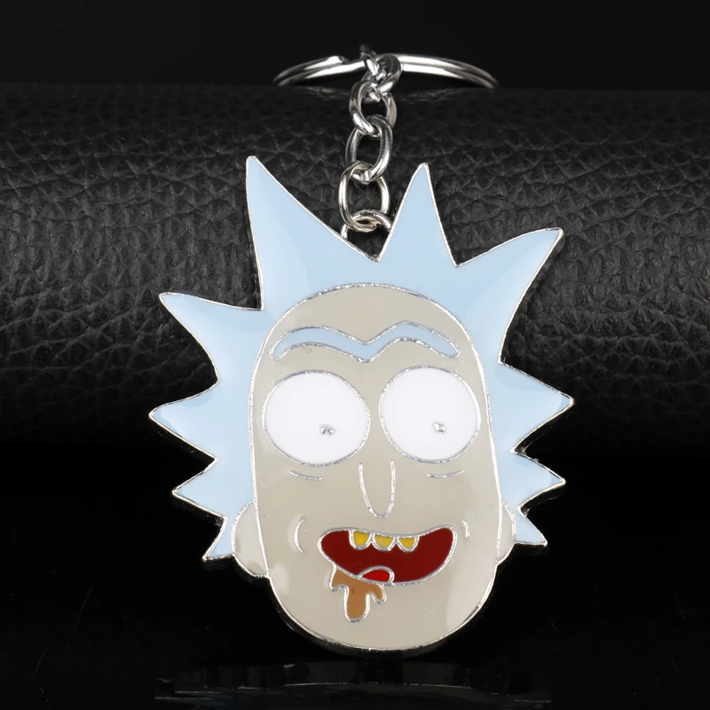 dongshengwholesale Rick and Morty Key Chains keyring Rick and Morty