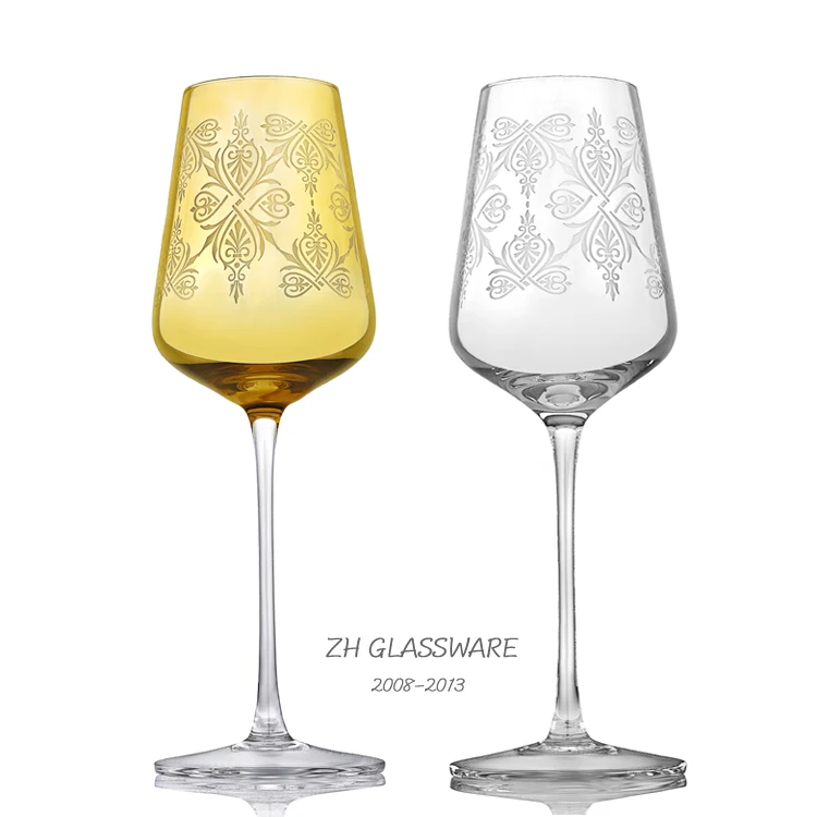 Readjusted 18k decoration crystal red wine glass hanap champagne glass