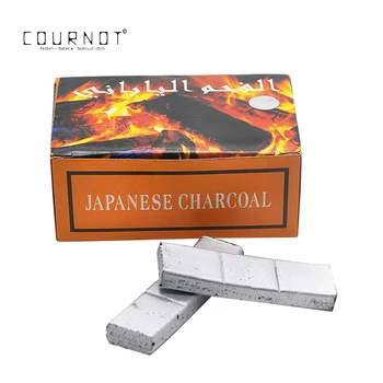 

COURNOT JAPANESE Charcaol Quick Light Burn Hookah Shisha Charcoals Coal Touch Silver Chicha Narguile Natural Charcoal For Pipes