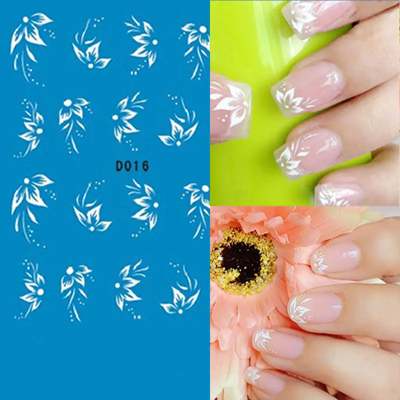 

Trendy Smart Tip Nail Art Nail Water Transfer Nail Sticker DIY Decals 1 Sheet