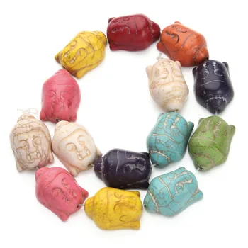 

14pcs/pack Wholesale Created buddha Beads for DIY bracelets F375