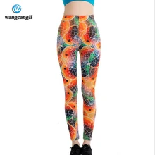 wangcangli top High Waist Quality fitness summer Leggings for Women Milk Digital Print Mermaid Fish Scale
